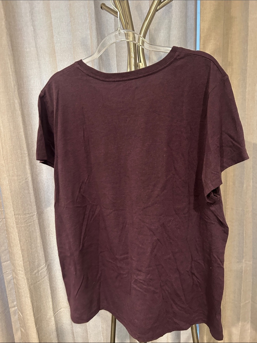 Sonoma Burgundy Short-Sleeve Graphic Tee with Gold Accents - Picture 6 of 6